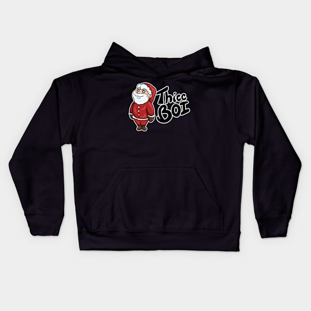 Santa Baby Kids Hoodie by carcrashcarlos